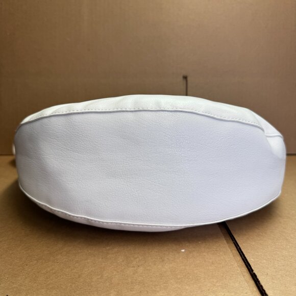 INC International Concepts Giannaa Medium Stud Hobo – Vanilla - Picture 4 of 5